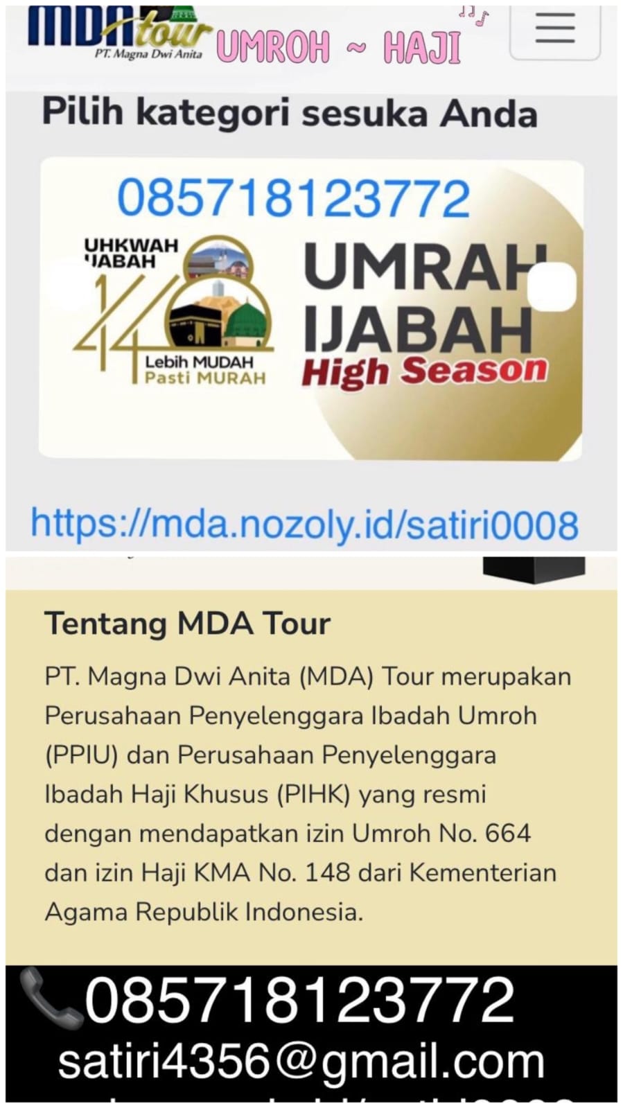 AGENT TRAVEL UMROH & HAJI